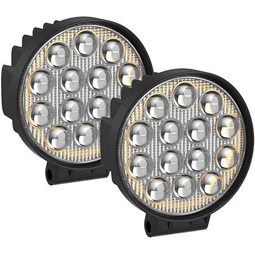 free shipping 12-24 Volt 42w led work light 4'' truck working light led 4 inch 4D 42W Flood Spot led work light