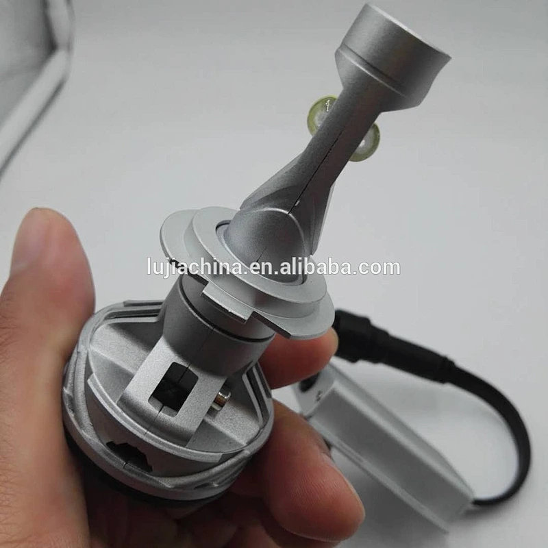 New H7 XHP70 led headlight bulb 6000K, silient Fan L8 led headlight 60W 7000LM H7 4300K Bulb H4