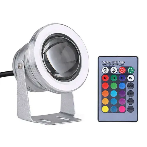 IP68 stainless steel 10W RGB LED Underwater Spot Light 10W LED Swimming Pool Lamp for Marine Boat Yacht