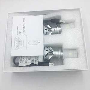 Auto lighting system front headlamp led hi lo car led headlight h7 6000K led lighting best led