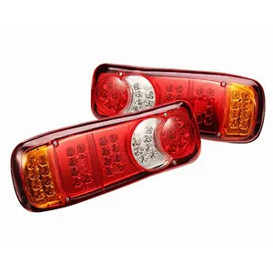 Waterproof 34cm LED Car Tail Lights for Trailer Truck Bus/Vans Caravans 46LED Rear Tail Indicator Light Lamp