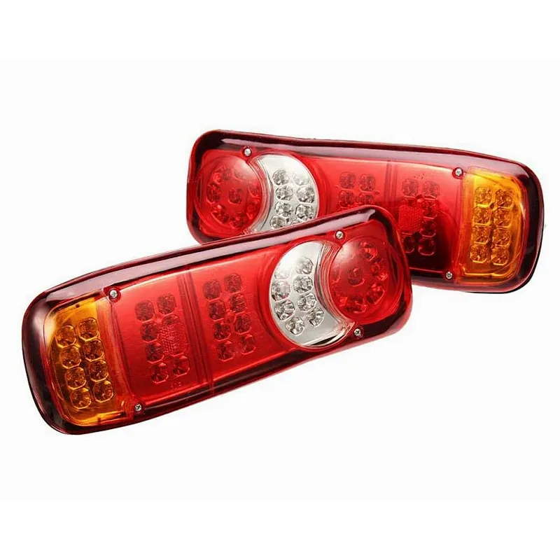 Waterproof 34cm LED Car Tail Lights for Trailer Truck Bus/Vans Caravans 46LED Rear Tail Indicator Light Lamp