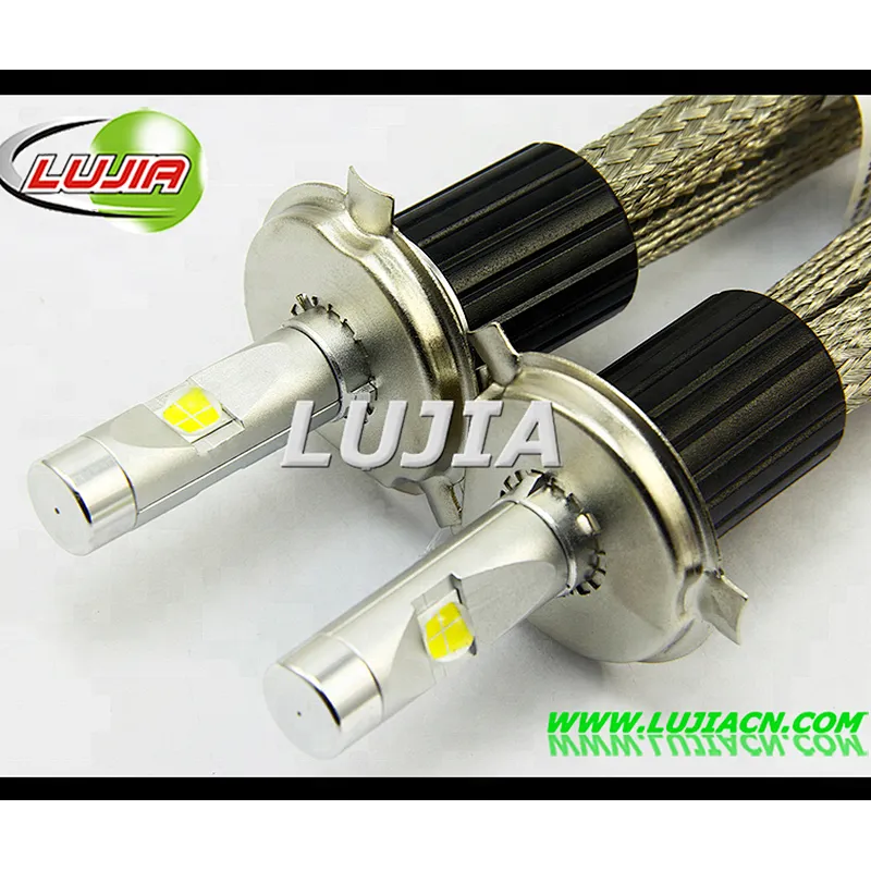 high beam low beam H4 XHP70 led headlight car bulbs , L7 H4 led automobile headlight 120W 13200LM