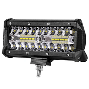 7 inch 120W bar led working light 7'' 3 row 4X4 truck offroad LED light bar for heavy duty vehicles