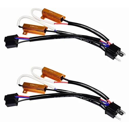 50w 6ohm LED load resistor H4 Canbus load resistors H7 H11 H1 H3 HB3 HB4 880 881 Error free decoder