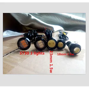 2017 factory price 18MM 23MM Eagle eye LED headlight led eagle eyes auto lamp for car motorcycles led 1.5w 2/3 lights eagle eyes