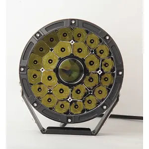 LUJIA 2020 New round driving led work light lux@2000m 8.5'' inch 9'' inch Offroad laser headlight led motorcycle spot light