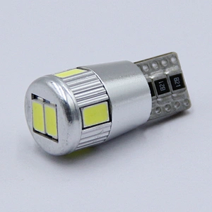 Powerful 10-32V DC AC 100lm 2w 0.17A T10 5630 6smd led light CANBUS