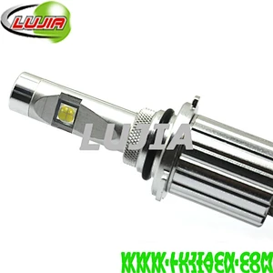 Nuevo faro de coche LED 9600lm L5 ajustable 9005 9006 D1S D2S D3S D4S XHP50 9006 luz de cabeza led con enfriamiento de cobre rojo
