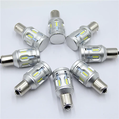 car led Ba15s 1156 P21W No OBC Error DRL stop light Car Reverse Lamps Turn Signal bulb Canbus 1156 LED 2020 chip 24SMD