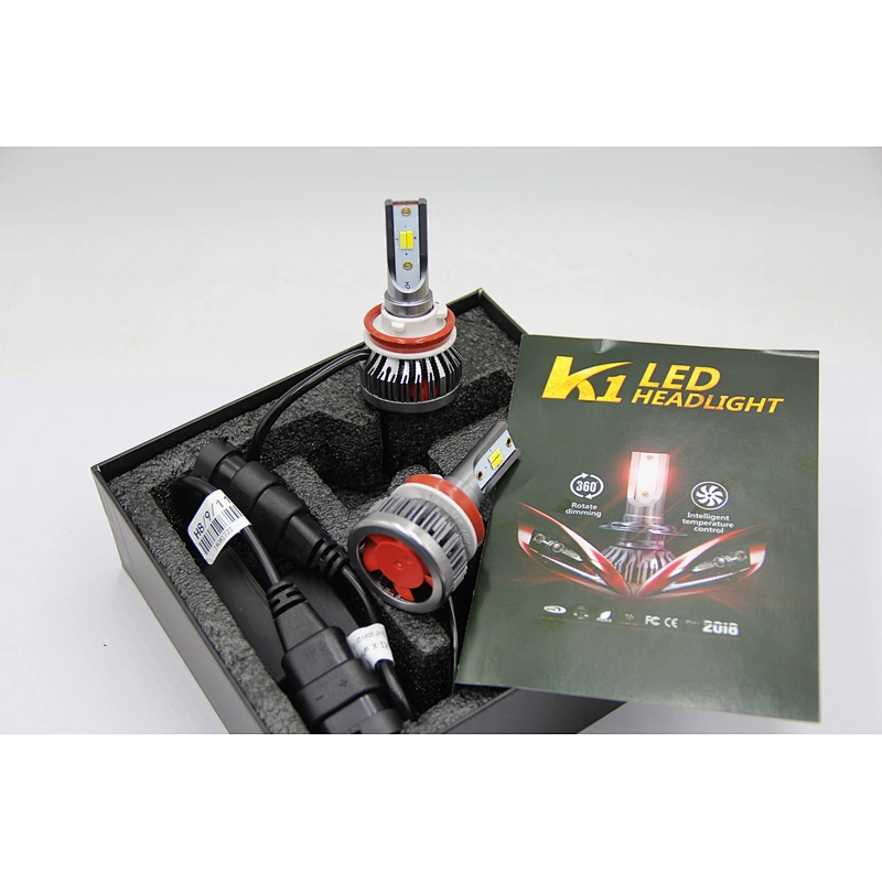 dual color LED auto headlights 3000k/4300k/6000k LED 2 color car light gold yellow h1 h3 h4 h7 h11 9005 9006 led headlight bulbs