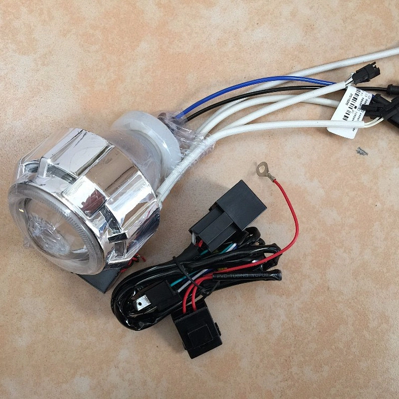 HIGH POWER SUPER BRGIHTNESS Angle eyes automotive AUT0 CAR bi-xenon projector lens hid headlights for car