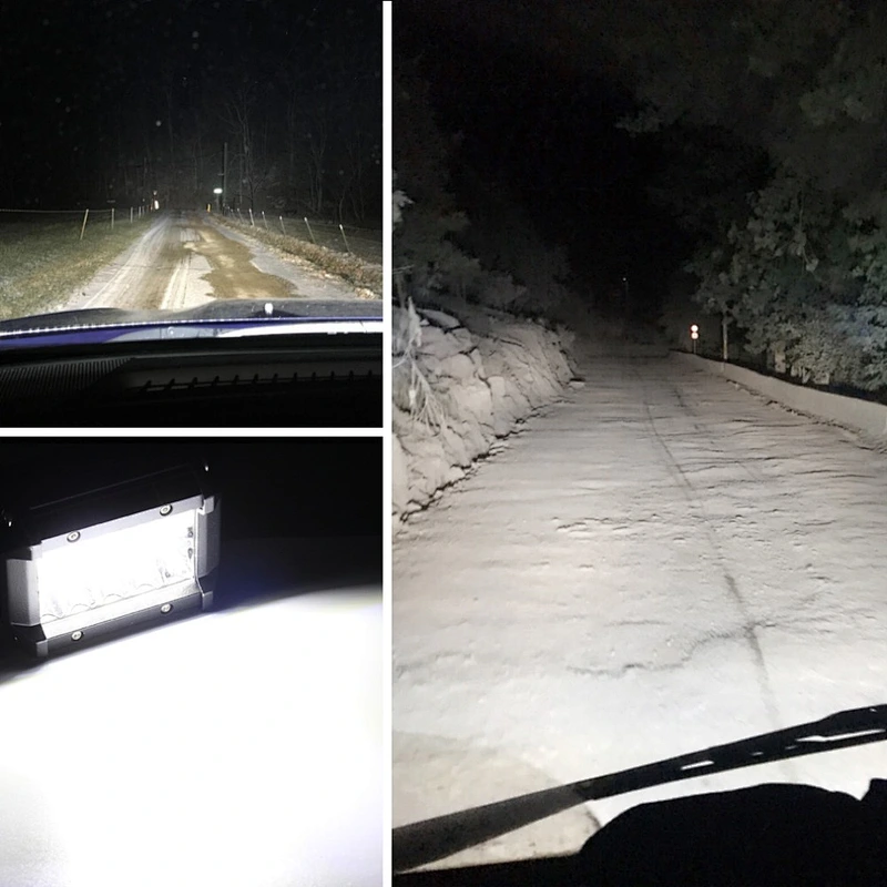 Wholesale best price 60W 7D reflector 4 inch offroad 4x4 auto LED light bar 4'' 60w led working light