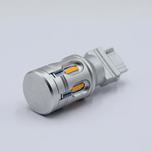 Bulb T20 Ba15s Bau15s Canbus Car Rear Light Amber Turning Signal Lamp No Error 7443 Auto 12v For 1156 24smd Csp Led