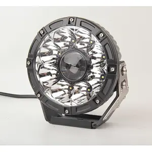 7'' JK wrangler high low beam led light 7 inch 45w led+laser working headlight Truck offroad high intensity laser led lights