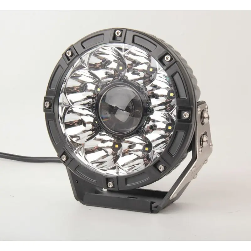 7'' JK wrangler high low beam led light 7 inch 45w led+laser working headlight Truck offroad high intensity laser led lights