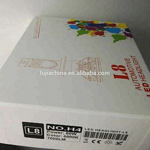 H4 60W 7000LM XHP70 led 4300K 6000K ,L8 H4 led headlight bulb H7 H11 9005 9012 PK V8 L4X LED