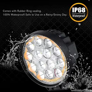 free shipping 12-24 Volt 42w led work light 4'' truck working light led 4 inch 4D 42W Flood Spot led work light