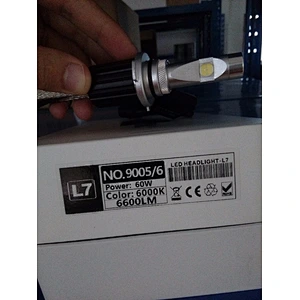LUJIA L7 xhp70 60W 6600lm fanless All in One 9006 Car Led headlight Bulbs 9006 HB4 P22D(13) Conversion Kit