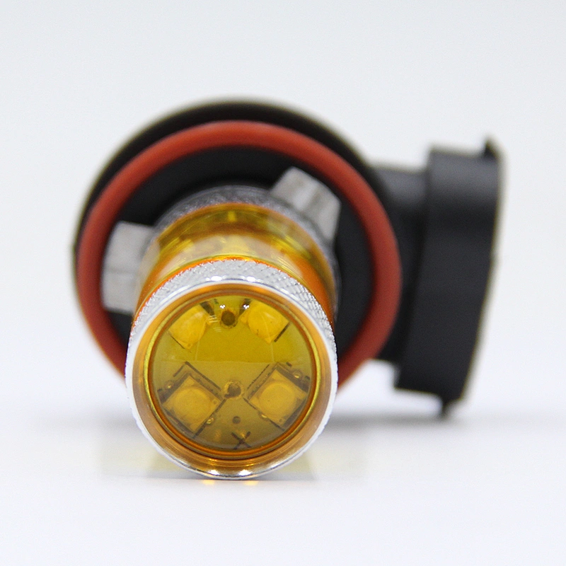 10V-32V DC AC light bulb 870lm white 300lm yellow 80W XBD led chip H8/H11 HB3/HB4 9005