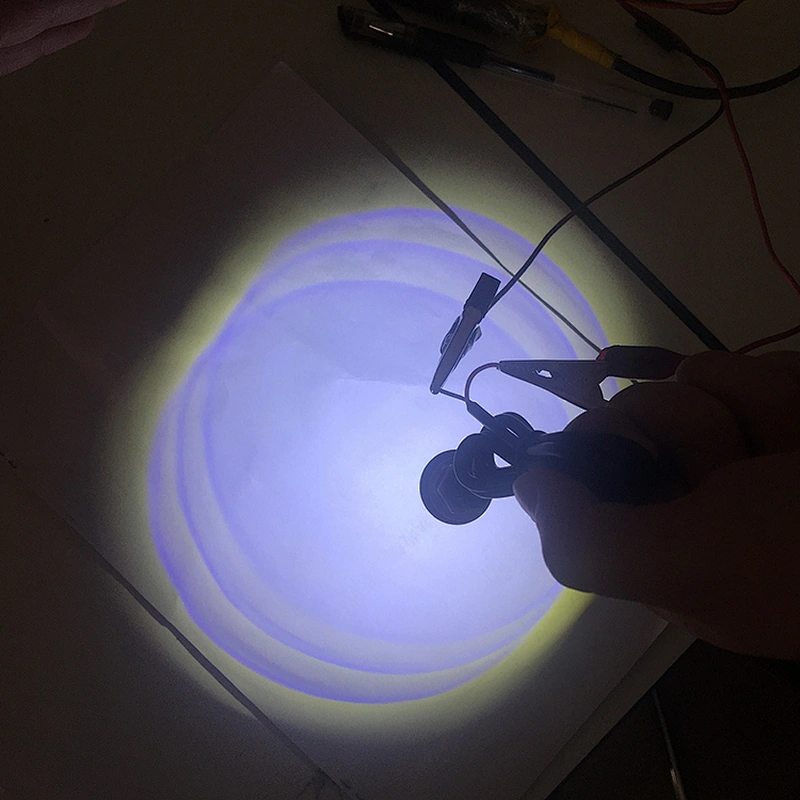 High bright 18mm 23mm colorful headlight eagle eyes led light motorcycle with strobe color option