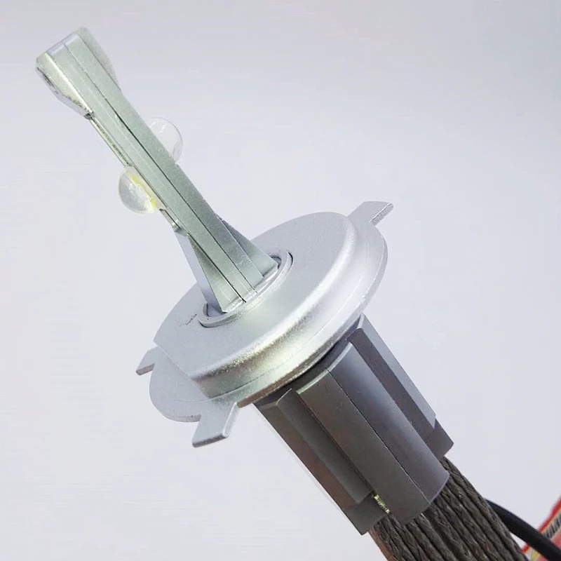 Wholesale H4 hernia bulb xenon bulb light lamp 12v-24v three-step conversion HD condenser lens car light