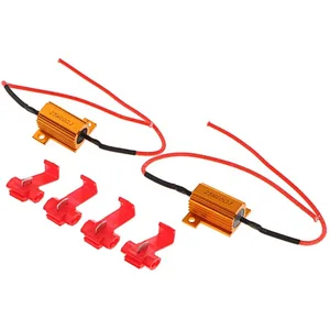 promotion price 5w 10w 25w 10ohm 25ohm 39ohm 75ohm led load resistors 5w 39ohm 75ohm canbus resistors for cars