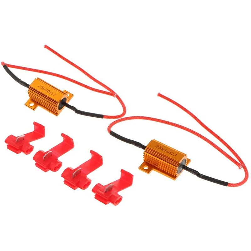 promotion price 5w 10w 25w 10ohm 25ohm 39ohm 75ohm led load resistors 5w 39ohm 75ohm canbus resistors for cars