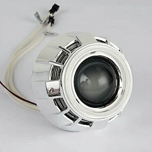 2.5/3.0 inch H1 angel eye xenon hid kit bi led projector lens with ballast