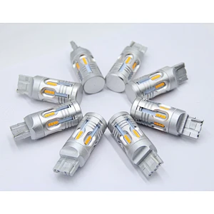 auto accessories Canbus lamp T20 7443 7440 LED W21/5W W21W WY21W 24SMD Korea CSP led tail light 7443 switchback LED