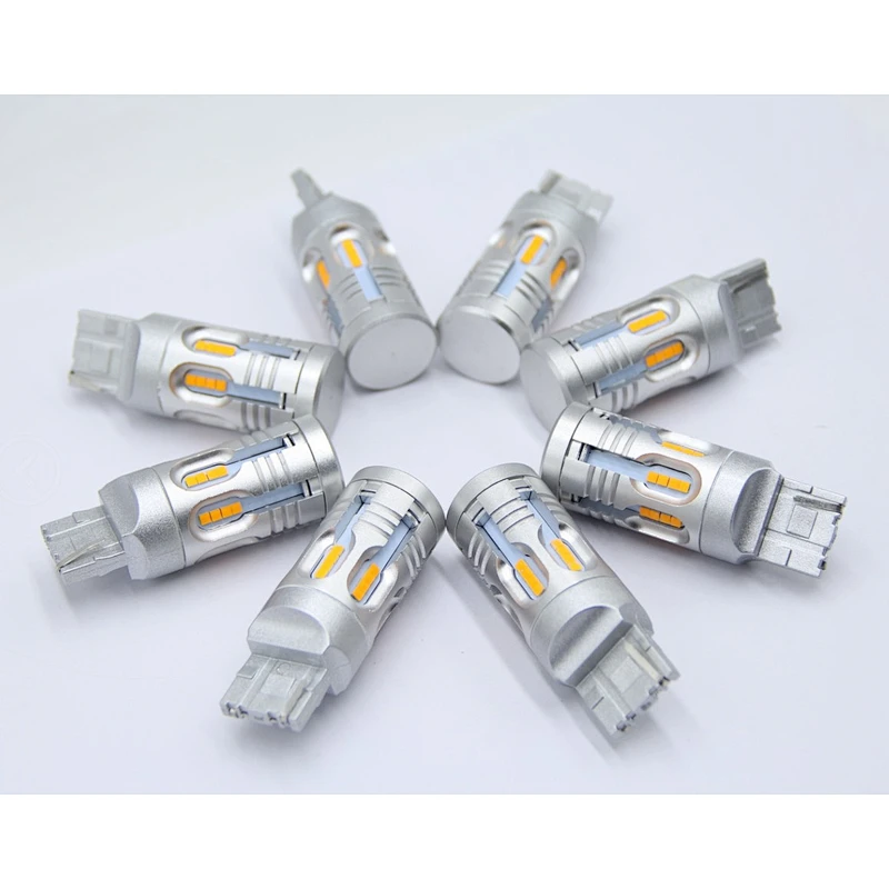 auto accessories Canbus lamp T20 7443 7440 LED W21/5W W21W WY21W 24SMD Korea CSP led tail light 7443 switchback LED