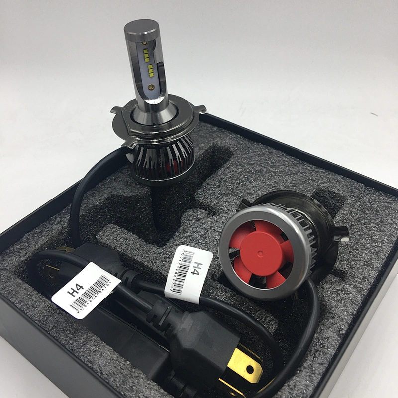 H13 9004 9007 LEDヘッドライトバルブ変換キット、8000lm K1s K1 K1x H4 LEDファン付きヘッドライト