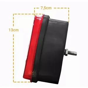 52cm 24V Hot selling colorful truck rear LED lamp led Rear light 87led truck tail lights
