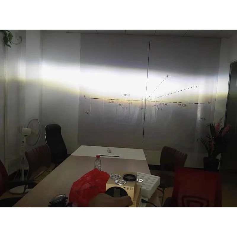 2019 M4S New design 45W Motorcycle double lenses LED Headlight White Headlamp IP68 waterproof 5000LM