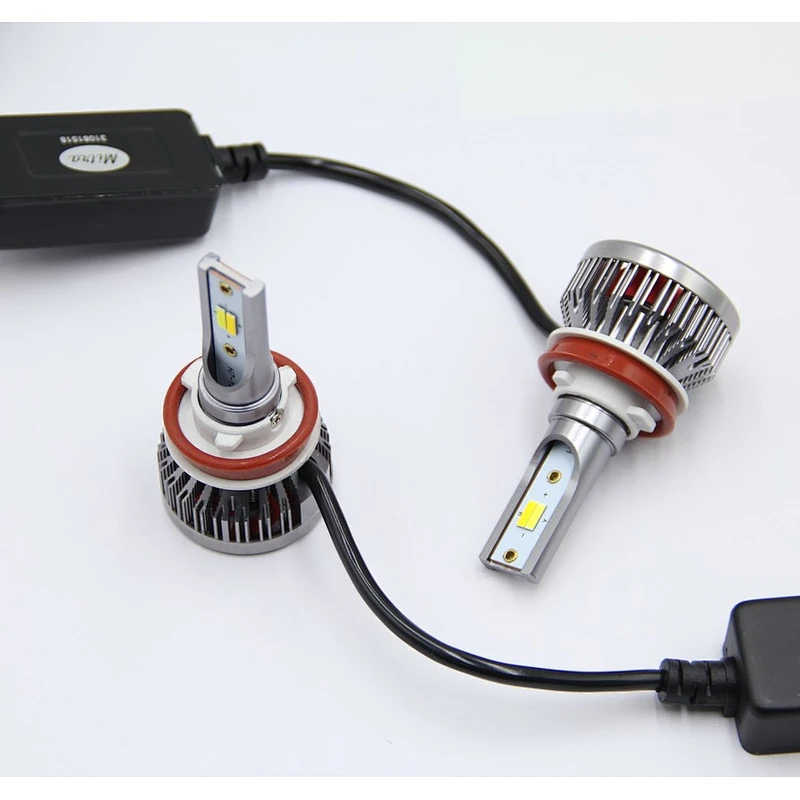 car led lights spare parts K1x 26W 4000lm Fog Light Dual Color White/amber H11 H4 H7 H1 H3 9005 HB3 9006 HB4 Auto LED headlight