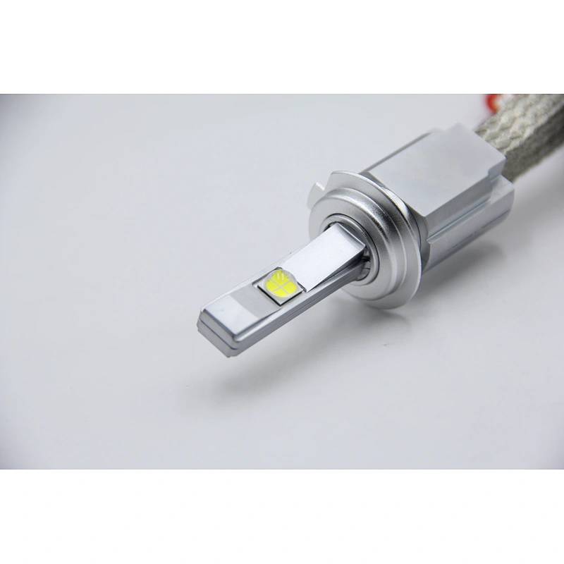 Motorcycle 2019 XHP70 car led headlight H7 kit 60W 6600LM auto parts , 9003 fog light H4 led car headlight manufacturer Lujia