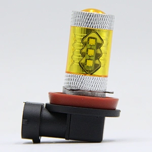 10V-32V DC AC light bulb 870lm white 300lm yellow 80W XBD led chip H8/H11 HB3/HB4 9005