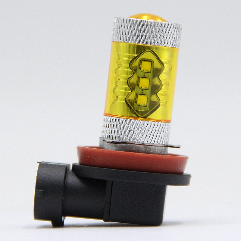 10V-32V DC AC light bulb 870lm white 300lm yellow 80W XBD led chip H8/H11 HB3/HB4 9005