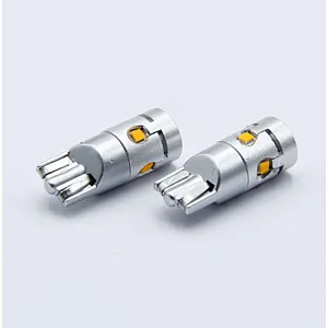 T10 168 194 interior LED Replacement Bulb 5smd CSP Ice Blue White Amber T10 w5w Canbus LED bulb 6v 12v 24v led auto light
