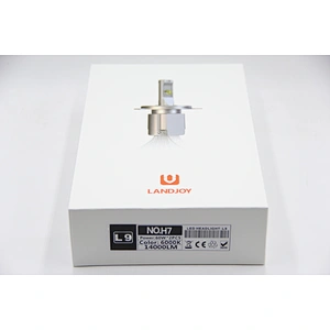 Motorcycle 2019 XHP70 car led headlight H7 kit 60W 6600LM auto parts , 9003 fog light H4 led car headlight manufacturer Lujia