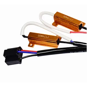 50w 6ohm LED load resistor H4 Canbus load resistors H7 H11 H1 H3 HB3 HB4 880 881 Error free decoder
