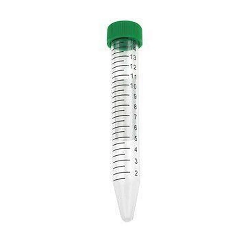 Various size clear graduated glass centrifuge tube mould