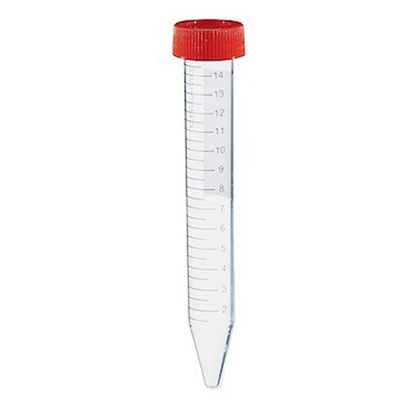 Various size clear graduated glass centrifuge tube mould