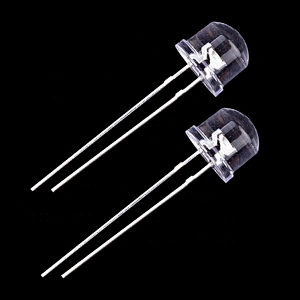 10mm 5mm Straw Hat dip Led Diodes White Red Green Blue yellow light