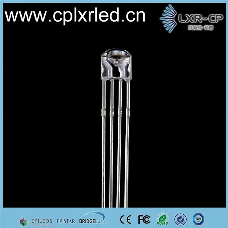 Water clear White diffused InGaN 0.06w RGB 5mm 8mm 10mm straw hat dip led chip diode