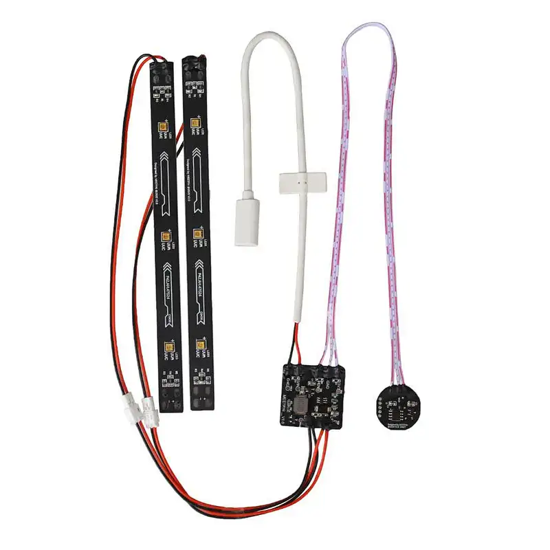 6pcs 3535 265nm 280nm 395nm UVC UVA 5V LED USB sterilization bag germicidal sterilizer module