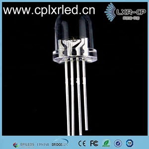 Water clear White diffused InGaN 0.06w RGB 5mm 8mm 10mm straw hat dip led chip diode