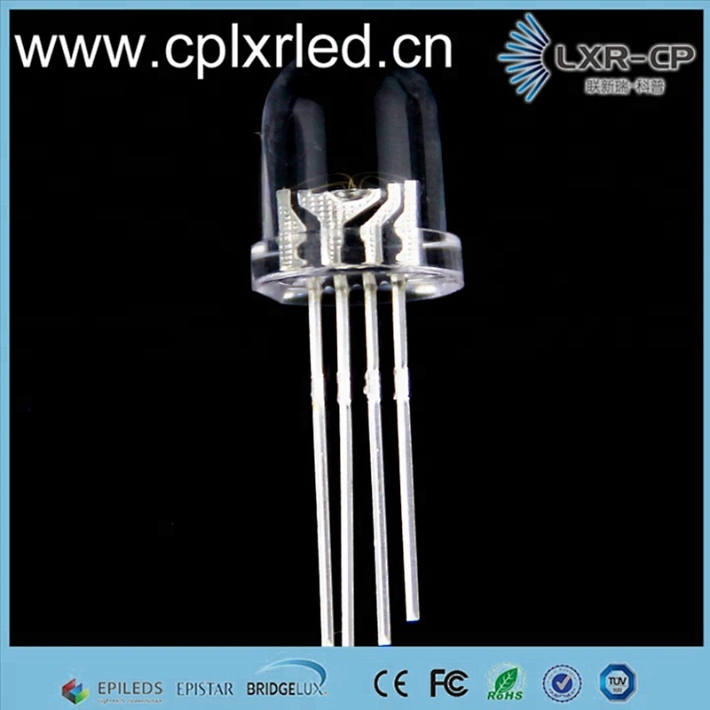 Water clear White diffused InGaN 0.06w RGB 5mm 8mm 10mm straw hat dip led chip diode