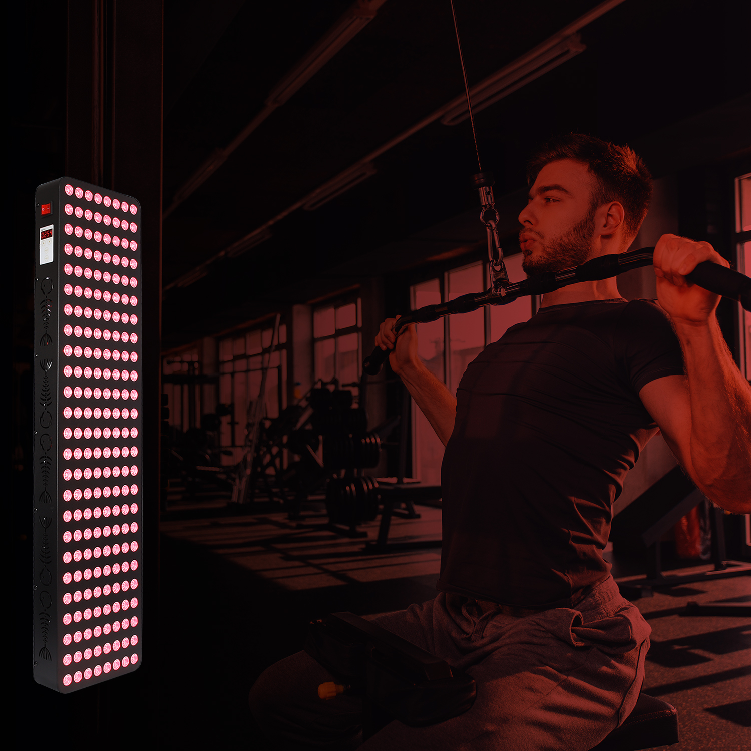 RLTTIME high power 1000W smart led red light therapy total body professional machine panel