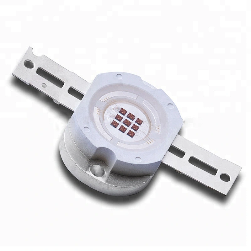 Factory 9-11v 460nm Blue 660nm RED 730nm IR 10w smd plant grow led chip diode